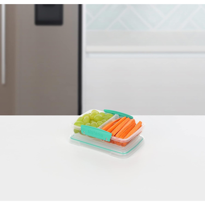 Контейнер для харчування Kleiner Split TO GO, 350 мл Ланчбокс з відділеннями Без BPA