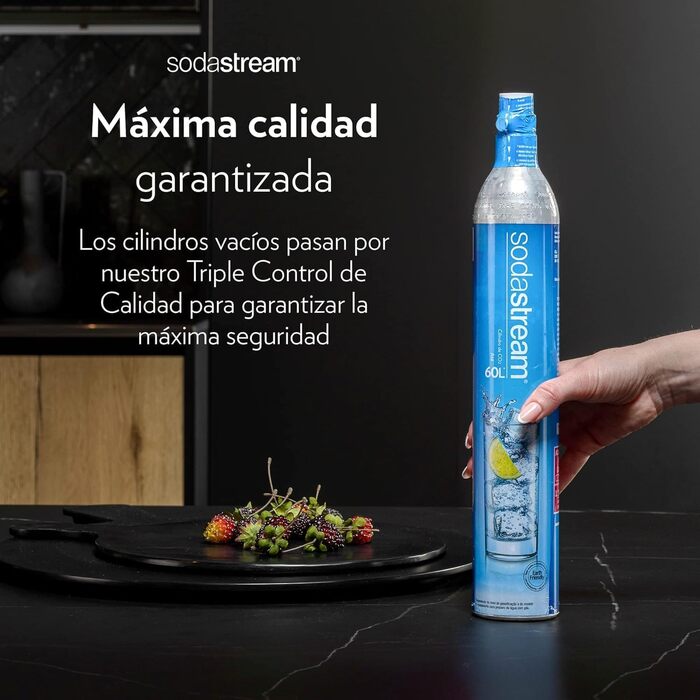 Газова заправка Sodastream Quick Attack, 60 л (425 г), алюміній 1 упаковка