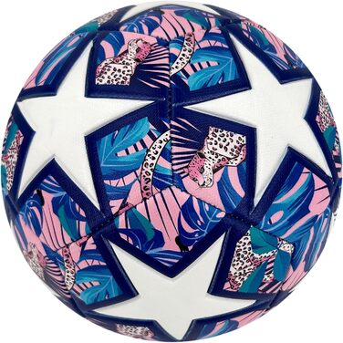 Футбольний м&39яч Senston з насосом, м&39який на дотик, розмір 4 / розмір 5 для трави та штучного покриття, тренувальний футбольний м&39яч для початківців, сімей та гравців-аматорів, рожевий, розмір 5