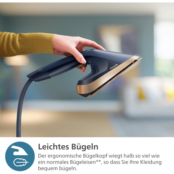 Універсальна прасувальна дошка Philips серії 8500 - Мультикутова прасувальна дошка, не пригорає, знімна основа, технологія подвійн