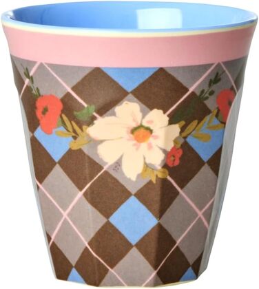 Чашки з рису та меламіну - принт павича та квітки - набір із 6 чашок, дитячі чашки, кемпінгові чашки, кемпінговий посуд, чашки для пиття, меламіновий посуд, ударостійкий, без бісфенолу А, набір чашок 160 мл, малий