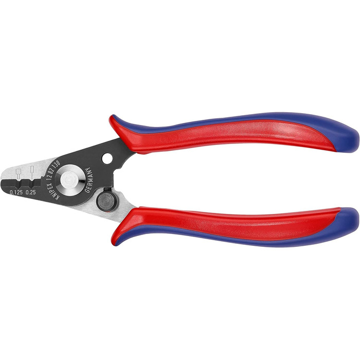 Клещі для зняття ізоляції з оптоволоконних кабелів KNIPEX Abisolierzange, 12 82 130 SB