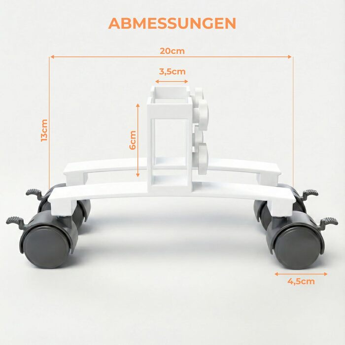 Універсальні підставки BR Bringer 2 шт. для інфрачервоних обігрівачів - Міцні підставки для окремого використання електричних обігрівачів - для різних марок та моделей - німецький якісний бренд (чорний)