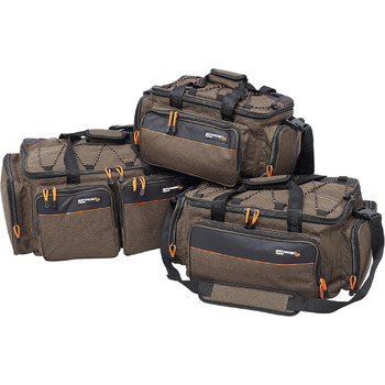 Сумка Savage Gear System Travel Bag - міцна сумка для рибалок, водонепроникна сумка для спорядження з кількома відділеннями, для використання на човні, березі та на природі, розмір M, коричневий