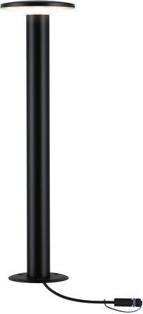 Світлодіодний вуличний світильник-столбик Paulmann Plug & Shine Plate, 6.1 Вт, диммований, IP44, антрацит, пластик, 3000K