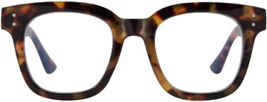 Окуляри Madison Avenue Blue Light Filter Glasses Women, окуляри великого розміру для компютера для ігор, металеві петлі Blue Filter Glasses Non-Rescription Tortoise