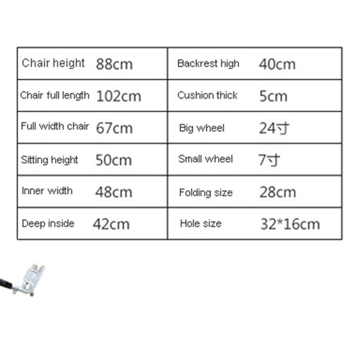 Крісло колісне, легке розбірне крісло колісне для водіння дорослих, інвалідне крісло з потовщеною сталевою трубою, повністю відкидне крісло, скутер для інвалідів, регулювання 6 швидкостей, tra