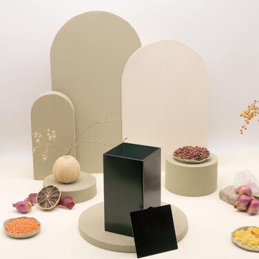 Квадратних металевих герметичних банок для зберігання/чаю, приблизно для 150 г чаю Ерл Грей 12,8 x 6,8 x 6,8 см (В, Ш, Г) також ідеально підходять як банки для кави або спецій 6 x M, 6