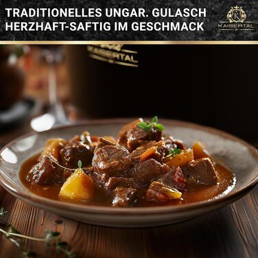 Чавунна каструля KAISERTAL - емальована каструля 26 см з кришкою 4,8 л та чавунна каструля 1,8 л - чавунна жаровня з кришкою індук