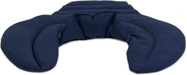 Подушка для шиї та шийного відділу хребта - шия плечі спина - темно-синя - подушка з органічної спельти - грілка для подушки для шиї - подушка для шиї та плечей - органічна спельта, темно-синя
