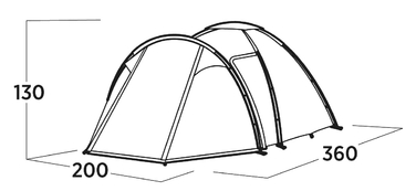 Намет тримісний Easy Camp Lomsdal 3 (120479)