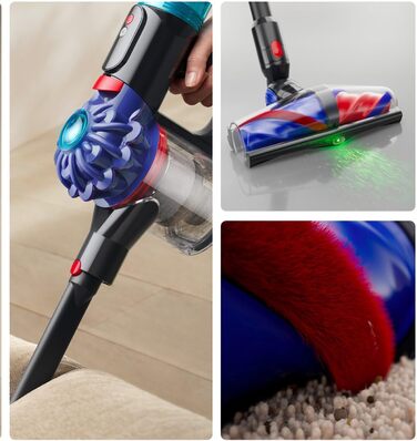 Ручний пилосос Dyson V10 Konical, 150 Airwatt, колір Moulded Vinca та Black