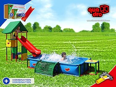 Басейн Quadro Pool L, синій, 245 x 125 x 45 см