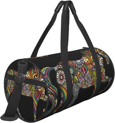 Дорожня сумка з квітковим візерунком, етнічний стиль, спортивна сумка для чоловіків та жінок, сумка-мішок, спортивна сумка