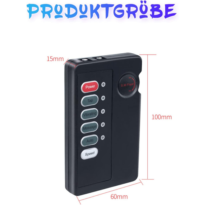 Електростимулятор JCBDTXTY для еротичних ігор, з подвійним виходом