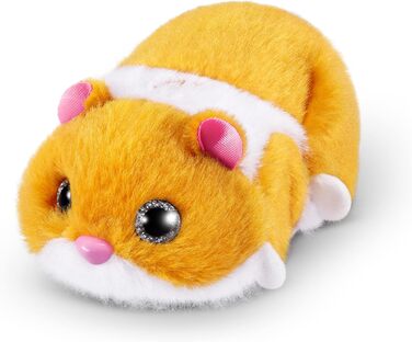 Від ZURU, Orange Hamster, Pet Nurture, Soft Toy, Real Alive, 20 Sounds Interactive, Electronic Pet, (Orange)