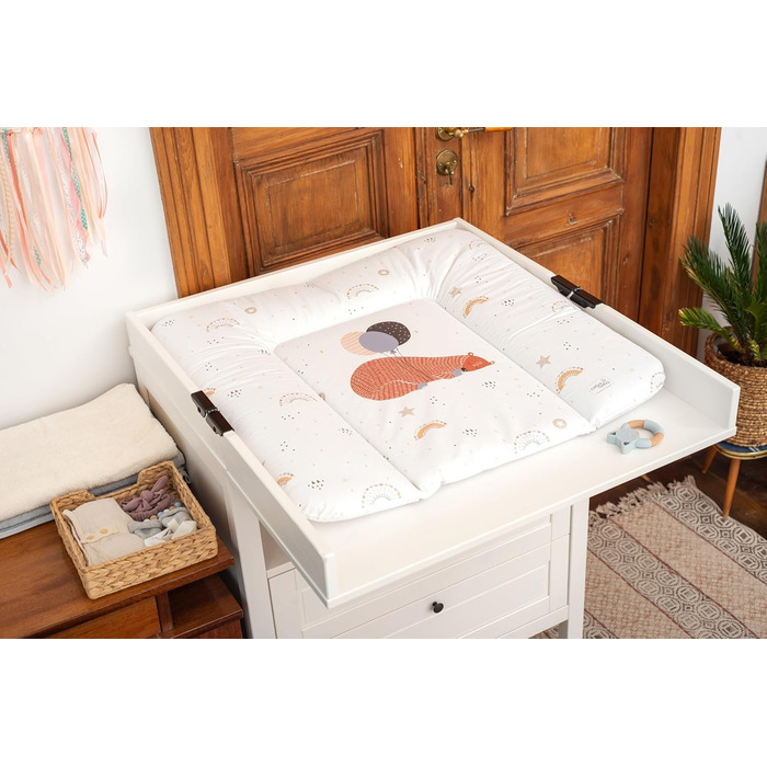 М'який пеленальний килимок 50x70 см - Дитячий пеленальний килимок - Килимок для пеленального столика для хлопчиків і дівчаток - Во