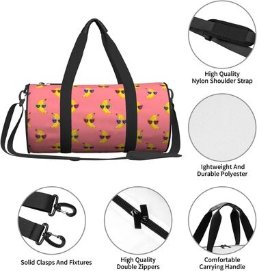 Складана дорожня сумка Банан-Окуляри, ідеальна для вікенду, для жінок та чоловіків, спортивна сумка для коротких поїздок