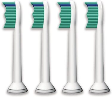 Змінні щітки Philips Sonicare Original ProResults HX6014/35 потрапляють у важкодоступні місця та підходять до будь-якої зубної щітки Sonicare із системою фіксації 4 упаковки, стандартні, білі