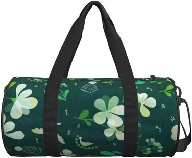 Дорожня сумка-мішок, малюнок трава та голуб, спортивна сумка для чоловіків та жінок, сумка для подорожей