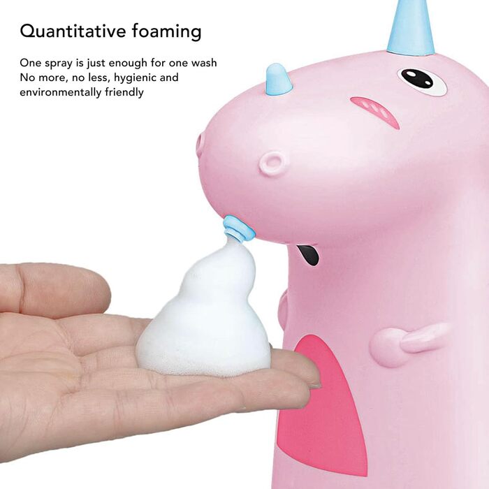 Автоматичний дозатор мила Дитячий милий електронний дозатор мила безконтактний перезаряджається пінопластовий дозатор мила для ван