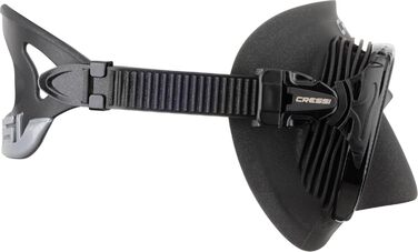 Набір для підводного плавання Cressi Quantum Itaca Ultra Dry Combo, один розмір, чорний/чорний