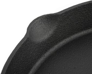 Чавунна сковорода-гриль BBQ-Toro I Чавунна сковорода з двома ручками і двома носиками I Сервірувальна сковорода I Сковорода (Ø 40