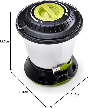 Ліхтар для кемпінгу Goal Zero GROCA Goal Zero унісекс 32009 Lighthouse Core LED 430 лм на батарейках 350 г чорний, жовтий, один розмір