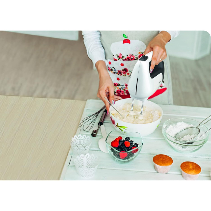 Ручний міксер Tefal HT4601 Prep'Mix, пластик, сталь, 500 Вт, білий/графіт