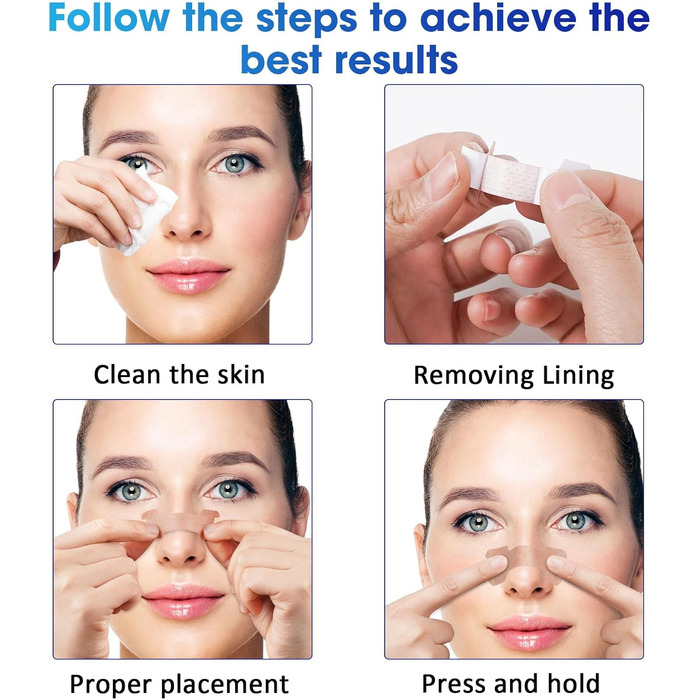 Пластирі для носа від хропіння, 120 шт. , Пластирі для носа для кращого дихання, Смужки для носа для сну проти хропіння, Краще дихання при закладеному носі, Смужки для носа жовті