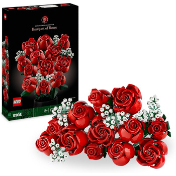 Конструктор LEGO Icons Bouquet of Roses 10328, 822 деталі, штучні троянди