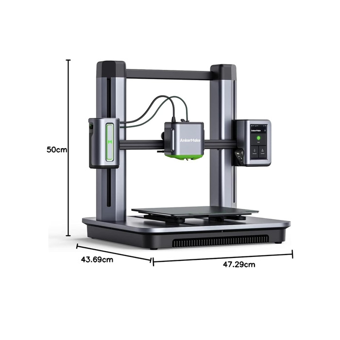 Принтер AnkerMake M5, високошвидкісний швидкий 3D-принтер FDM, оновлення зі швидкістю 500 мм/с у швидкому режимі, точність 0,1 мм,