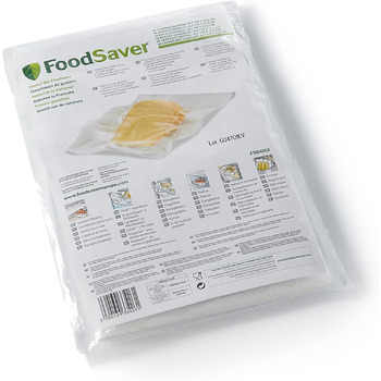 Вакуумний пакет Foodsaver FSB4802-I 48 шт. 20,7x29,2 см / Пакет з фольги для харчових продуктів / Вакуумний пакувальник 48 пакетів багаторазового використання