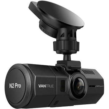 Відеореєстратор VANTRUE N2 Pro Подвійний моніторинг паркування 1080P спереду ззаду, інфрачервона автомобільна камера нічного бачення FHD, РК-дисплей, 2560 шт. 1440P спереду, максимальна автомобільна камера з датчиком Sony 256 ГБ, 1,5-дюймовий відеореєстра