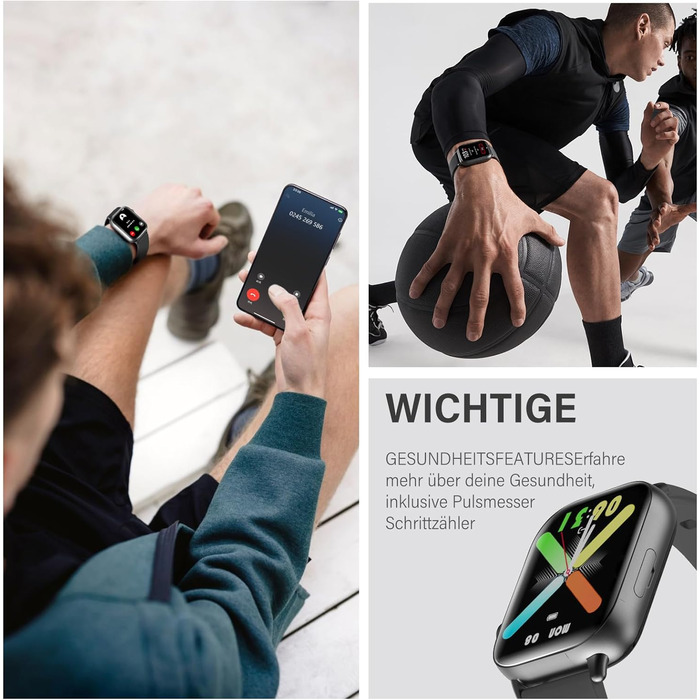 Розумний годинник 4G для дітей, чоловіків та жінок з Nano-SIM-карткою, телефоном, 1,92-дюймовим HD-дисплеєм, пульсометром, спортивними режимами, іграми, будильником, водонепроникністю IP68, крокоміром, фітнес-трекером для дітей 5-16 років, чорний