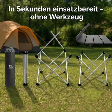 Маленький розкладний кемпінговий столик BigDean, надлегкий, маленький розкладний столик - маленький кемпінговий столик, маленький розкладний кемпінговий столик