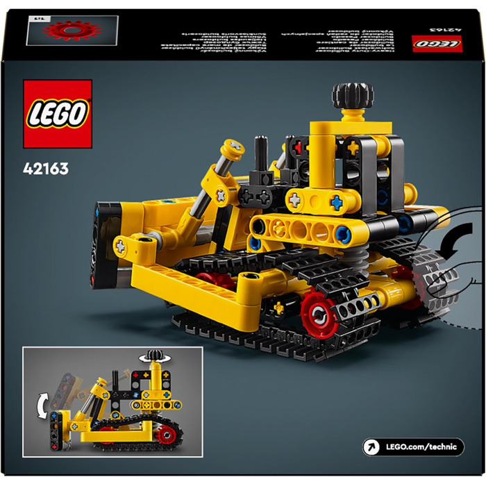 Важкий бульдозер LEGO Technic, іграшковий бульдозер для будівництва, завершення будівництва, іграшка-конструктор для дітей, техніч