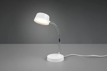 Настільна лампа Reality Lights Kiko R52501101, пластик білий, в т.ч. 4,5 Вт LED