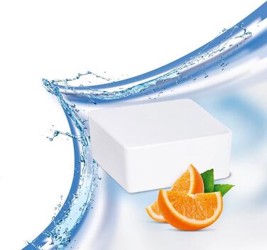 Заправка WENKO Cube Dehumidifier 1000 г з ароматом апельсина, набір з 3 шт., виготовлений з білого хлориду кальцію