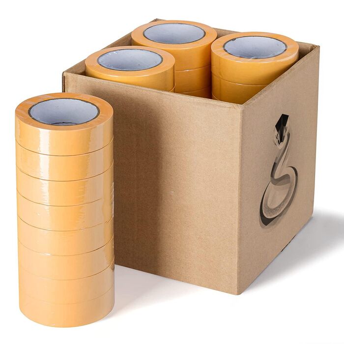 Малярська стрічка Mamba Goldband 10 шт. Малярська стрічка 30 мм x 50 м Професійна малярська стрічка Малярська стрічка Клейка стрічка Washi-стрічка Золота паперова стрічка Самоклейка