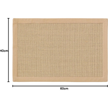 Килим benuta Nest з сизалю з натурального волокна Sana - кремовий 40x60 см - міцний килим для їдальні та вітальні - 100 натуральне сизалеве волокно - позачасовий дизайн 40 x 60 см (прямокутний) кремовий