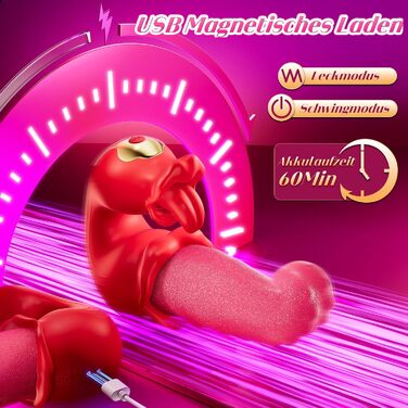 Вібратор із імітацією лизання BSZUI для жінок