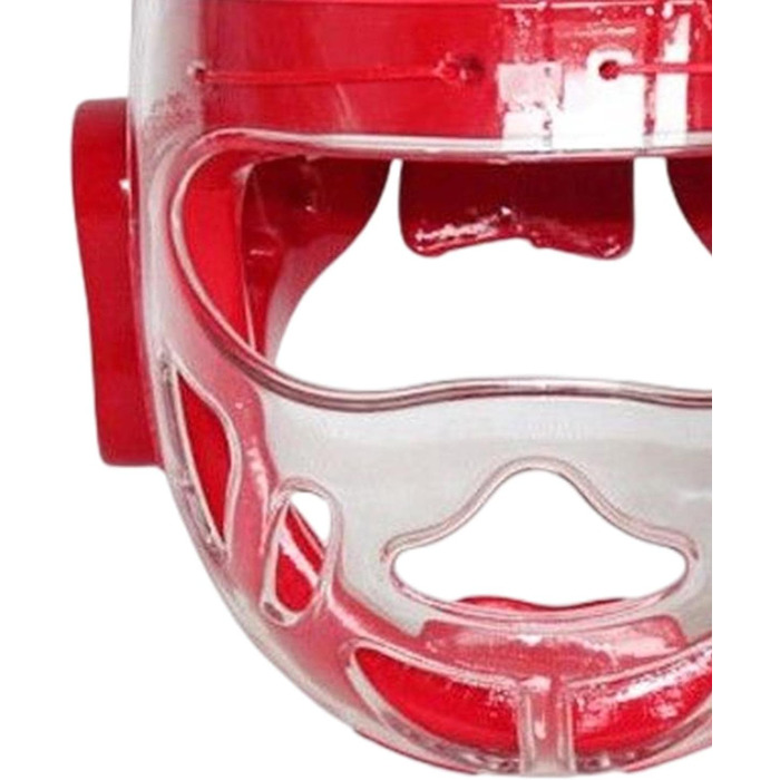 Захист обличчя для карате Baoblaze, регульований, для кікбоксингу Sanda, червоний, розмір L