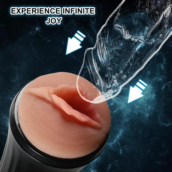 Mастурбатор YunJiaoon для чоловіків, реалістична вагіна