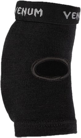 Чоловічі контактні налокітники Venum, захисні налокітники, розмір L, чорні/сріблясті