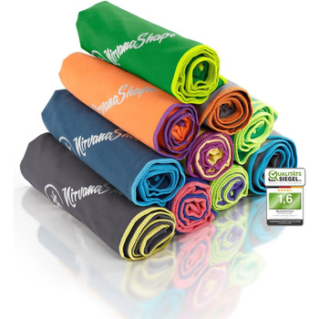 Рушник з мікрофібри NirvanaShape - дорожній рушник, банний рушник для відпочиваючих у різних кольорах - компактні, швидковисихаючі