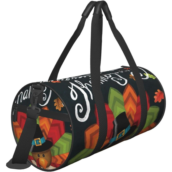 Дорожня сумка Щасливий День Подяки, спортивна сумка для чоловіків та жінок, сумка-мішок, спортивна сумка