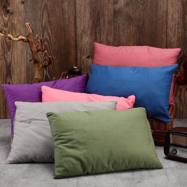 Міні-подушка Kigley для дитячої кімнати, 23 х 35 см, маленька дитяча подушка для подорожей, м'яка, дихаюча, бавовняна, дитяча поду