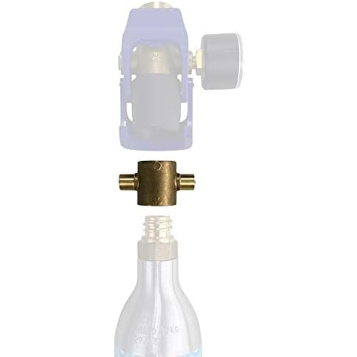 Новий адаптер групи води підходить для регулятора тиску CO2 для Grohe Blue & BubbleBox для балона CO2 вагою 425 г