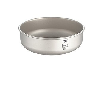 Титанові миски для кемпінгу Keith, 300 мл - 900 мл, для кемпінгу та активного відпочинку, 700 мл